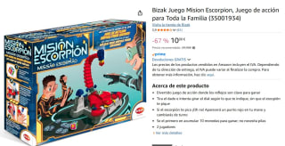Juego de acción familiar Mision Escorpion marca Bizak por 10€