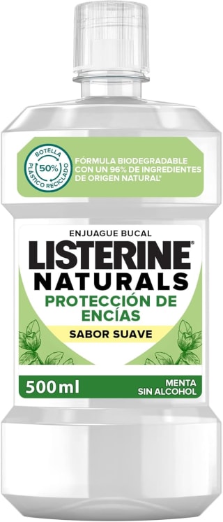 Listerine Naturals enjuague bucal sabor menta 500ml por 2,99€