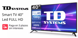 TD Systems TV de 40" a 139€