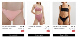 Calvin Klein ropa desde solo 1,99€ alucina