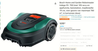 Bosch Indego M+ 700 Robot grasmaaier voor €699 bij Amazon
