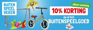 10% korting op buitenspeelgoed bij Lobbes