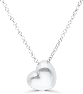Collar Bizzarro Corazón Plata $660 | Descuento Amazon