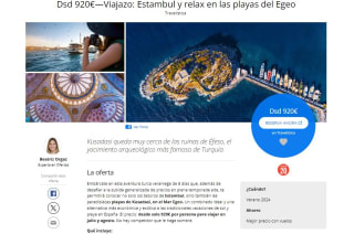 Estancia de 8 días en Estambul y relax en las playas del Egeo desde 920€