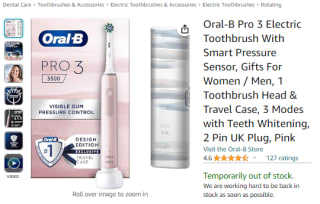 Pick Amazon's Oral-B Pro 3 electric toothbrush for only £34.99
