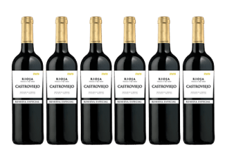 Pack de 6 Botellas de Castroviejo Reserva 2018 por 33.2€
