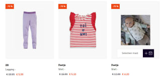 70% korting op de zomercollectie bij Happybee