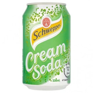 3 Blikjes Schweppes Cream Soda frisdrank 330ml voor €1 bij Foodello