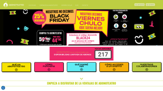 AbonoTeatro Descuento del 25% por Black Friday