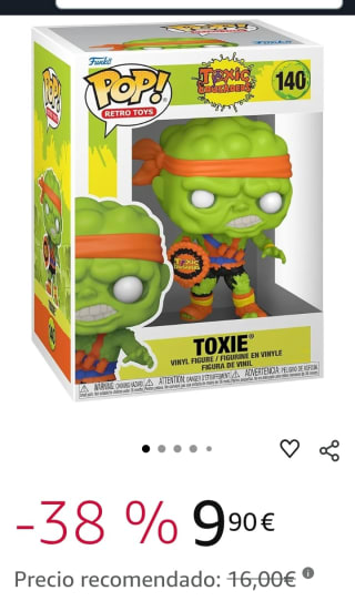 Funko Pop Vinyl Toxic por 9,90€.