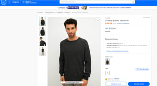 Sweater Alaniz con efecto jaspeado para hombre por $13.990