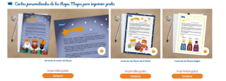 Carta de Papa Noel y Reyes Magos GRATIS super Cuquis