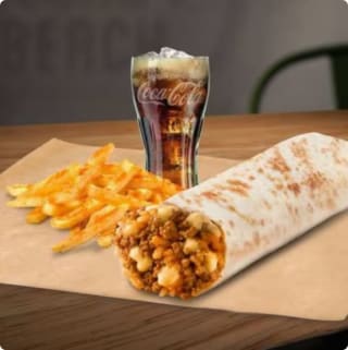 Promoción 2x1 Menú Chessy Burrito o Wrap Slider por 5€ (se puede ambos por 10€) de Taco Bell