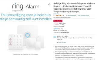 Ring Alarm Beveiligingsset 5-delig (2de generatie) voor €159,99 met Amazon Prime