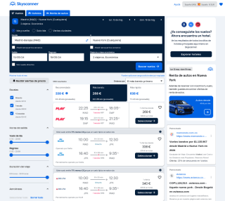 Vuelos Madrid - Nueva York Ida y vuelta desde 268€ con Skyscanner