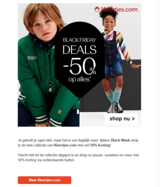 Black Friday Deals -50% op alles