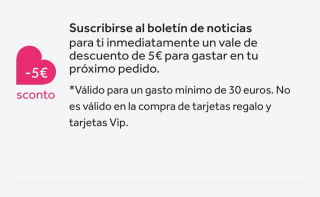 -5€ descuento para primera compra