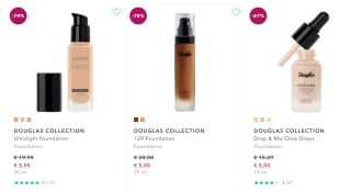 Diverse DOUGLAS Collection foundation voor €5 p.s bij Douglas
