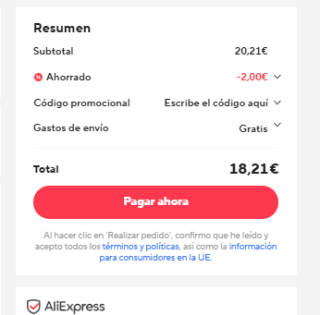 Nuevo cupón de 2€ pedido superior a 10€ en productos Miravia