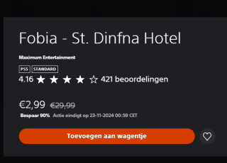 Fobia - St. Dinfna Hotel voor €2,99 in de Playstation Store