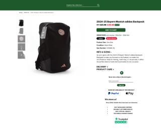 Mochila adidas del Bayern Múnich 2024-25 por solo 26,99€
