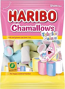 Haribo Chamallows Tubular Colors por 4,38€ (3 Paquetes)