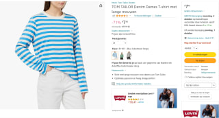 TOM TAILOR Denim Dames T-shirt voor €7,45 bij Amazon