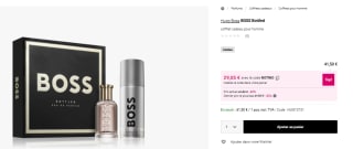 Coffret cadeau pour homme eau de parfum Hugo Boss Bottled à 29,05€