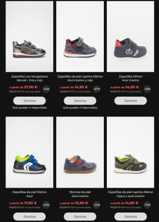 Hasta 75% descuento en calzado Geox precios de locura desde 12,90€