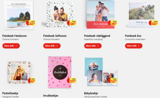 25% korting op alle Kruidvat Merk fotoboeken