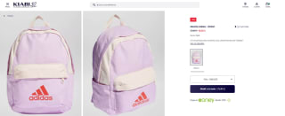 Mochilas marca Adidas por 18,40€ desde kiabi
