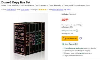 Frank Herbert's Dune Saga 6-Book Boxed Set voor €37,99 bij Bol