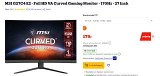 MSI G27C4 E2 full HD gaming monitor voor €179 bij Bol.com