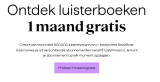 Probeer 50 dagen gratis Bookbeat
