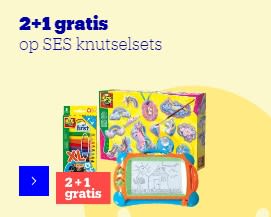 2+1 gratis op SES knutselsets bij Bol.com