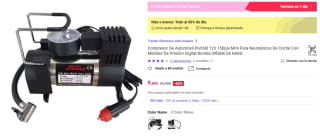 Mini Compresor de aire 12v por 9,89€