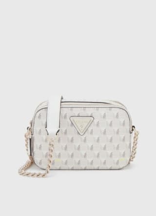 Marca Guess WAVE CAMERA CROSSBODY - Bandolera - crema por 58,99€
