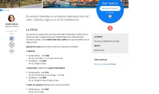 Vuelos a Hélsinki y la Laponia finlandesa desde 182€ i/v