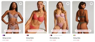 Slips: 3 voor €13 / 5 voor €20 bij Hunkemöller