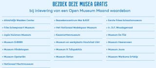 Gratis toegang tot een museum in Friesland