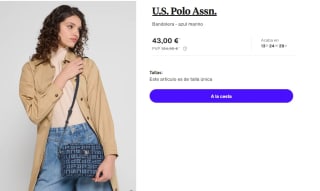 Bandolera U.S. Polo Assn. por 43€