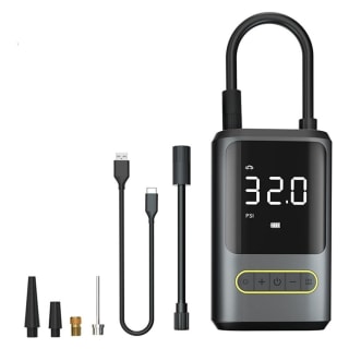 Bandenpomp draagbare luchtcompressor 150PSI voor €22,84 dmv code bij Banggood