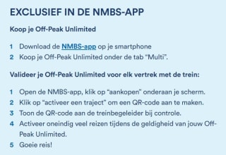 1 maand Onbeperkt (Off-Peak) reizen met de trein voor €59 met Belgiantrain