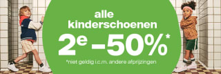 50% korting op elk 2e paar kinderschoenen bij Van Haren