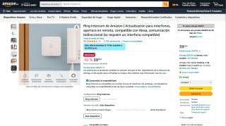 Amazon Ring Intercom por 39,99€