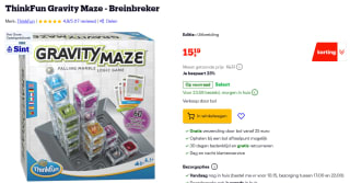 Ravensburger Gravity Maze Think Fun Bordspel voor €15,19 bij Bol