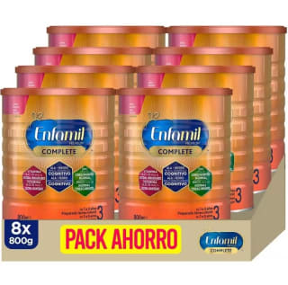 Pack X8 Enfamil Complete 3 Leche en Polvo para Bebés por 119,53€