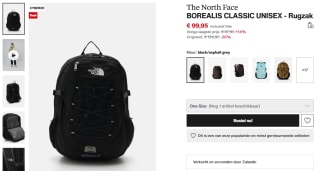 The North Face Borealis Classic Rugzak voor €79,20 met Zalando code