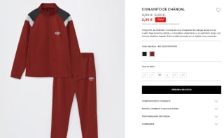 Conjunto chándal por tan solo 2,99€