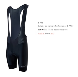 Culotte de hombre Performance B-PRO por 14.99€